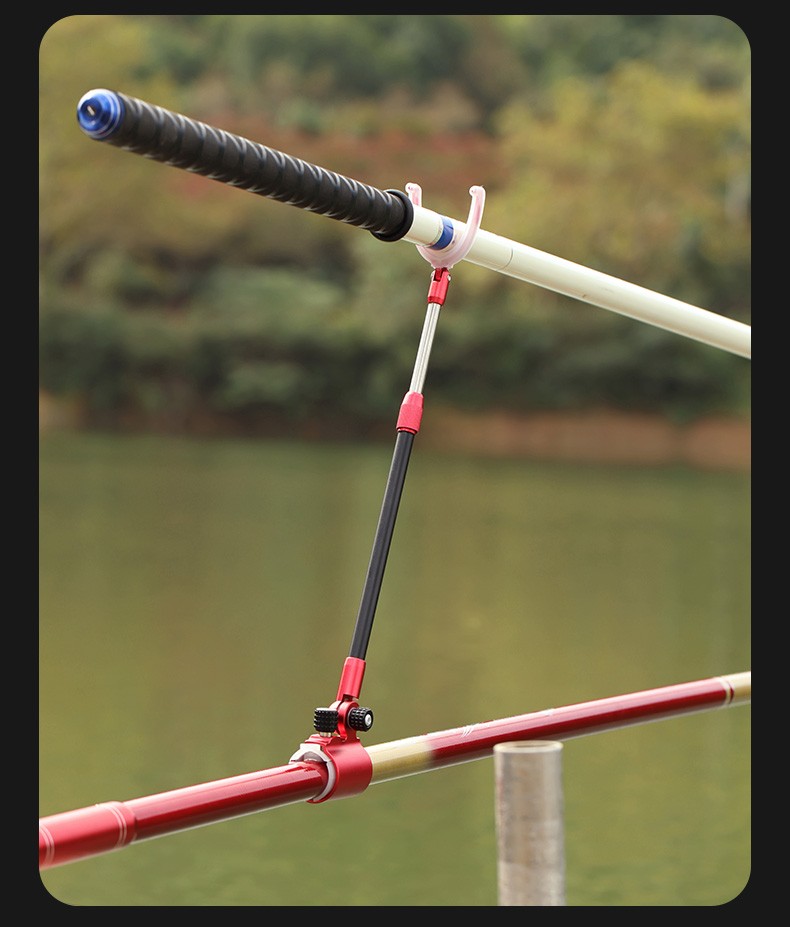 挺派碳素钓鱼支架加粗大物支架长杆专用炮台架杆3米竿架支架碳素支架4