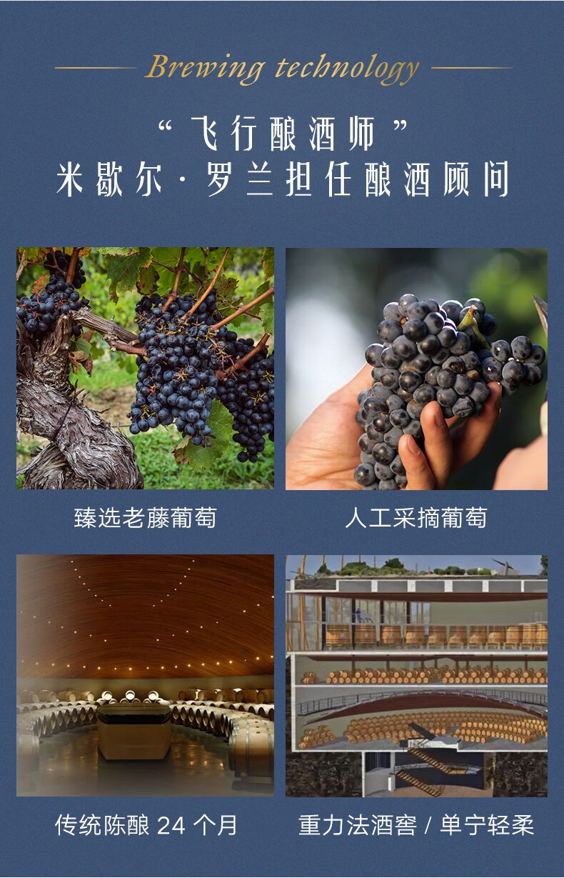 【智利名庄】蓝宝糖酒庄葡萄酒 智利十八罗汉红酒 拉博丝特庄园原瓶