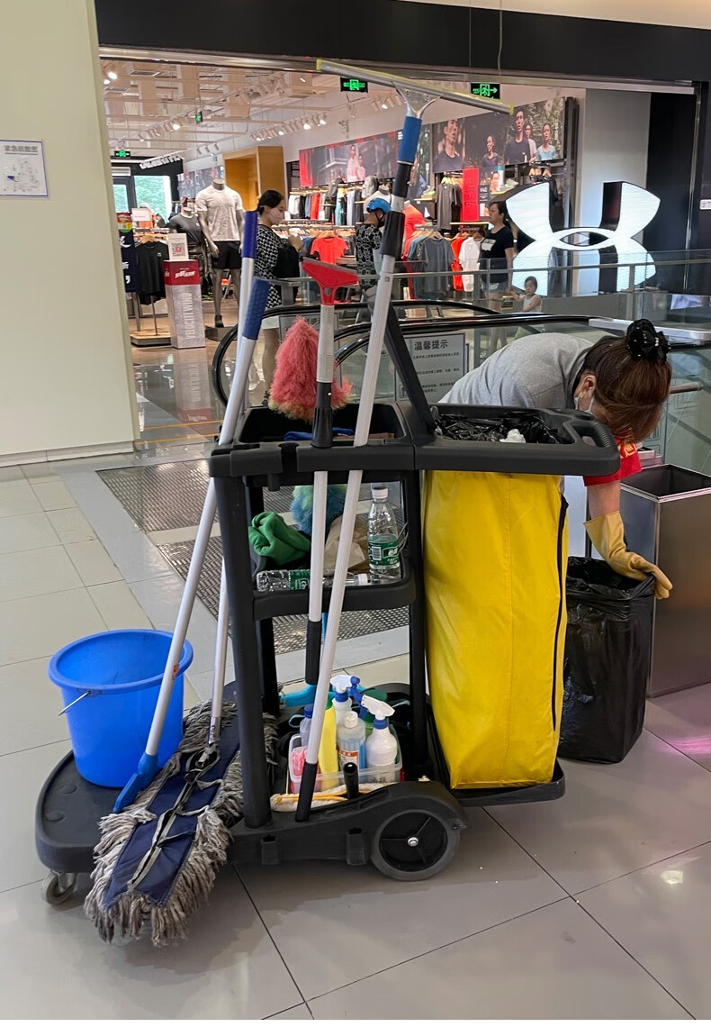 斯图sitoo多功能清洁车手推车保洁车物业商场酒店餐厅保洁工具车垃圾