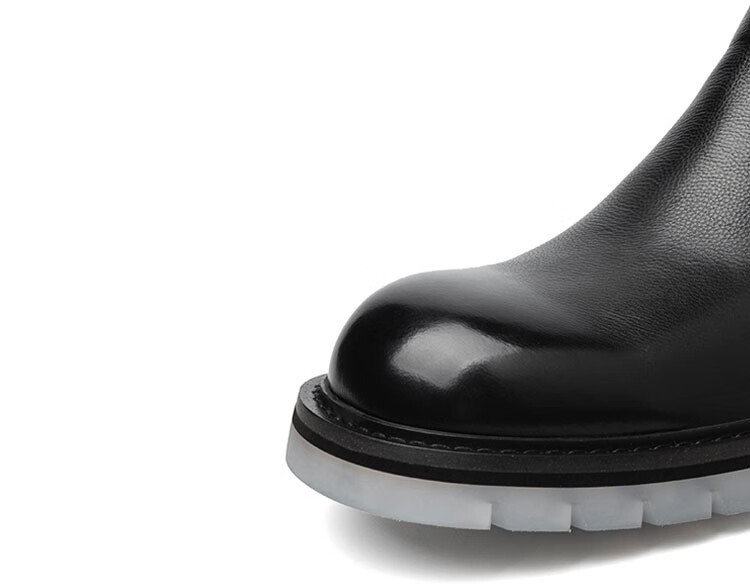 21秋冬新品ferreroross牛皮男士时尚高帮厚底切尔西靴休闲皮鞋fr88312