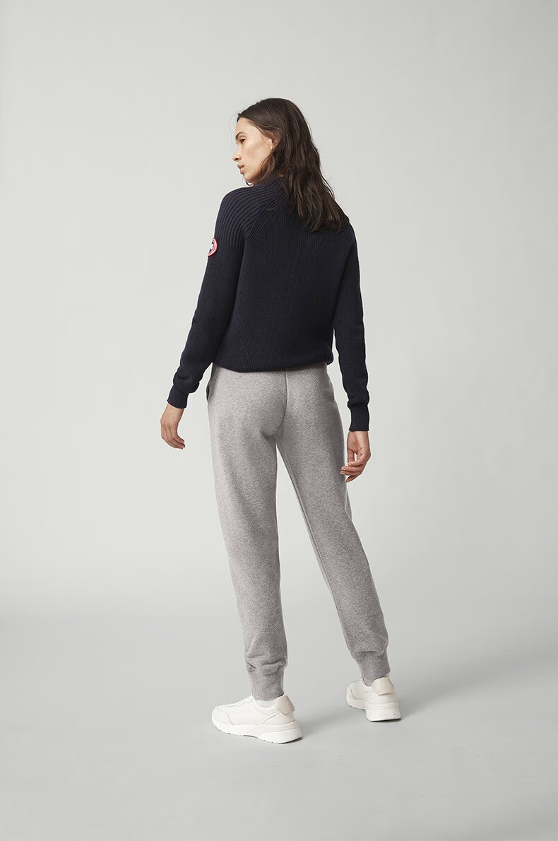 canada goose加拿大鹅 muskoka 女士黑标长裤 7402lb 1342 花灰银桦色