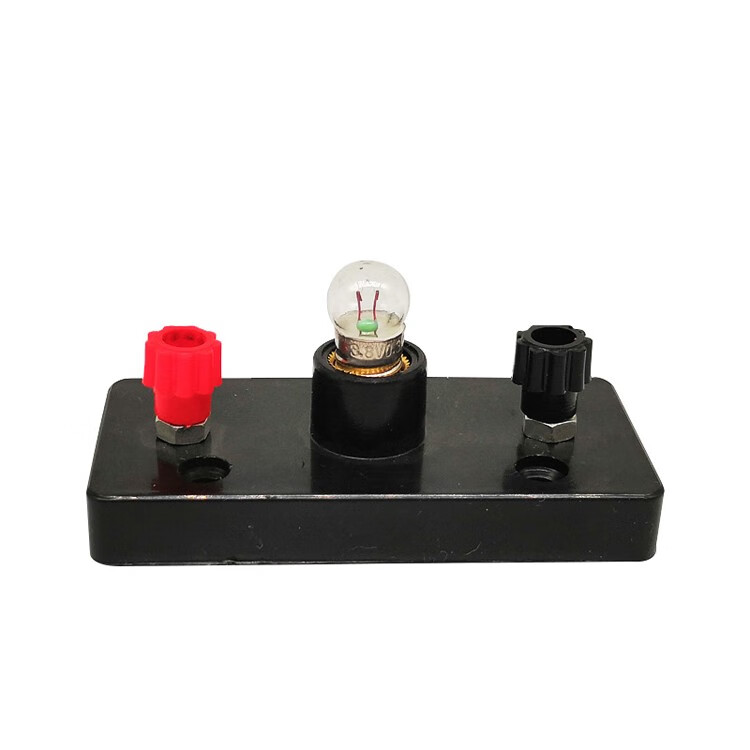 豫安宁小灯座螺口电珠座灯泡座串联并联教具初中学生物理电路电学实验