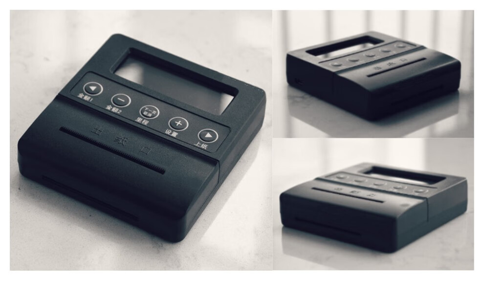 出租车打票机便携式 44mm车载针式出租车计价器打票机专用打印机车载