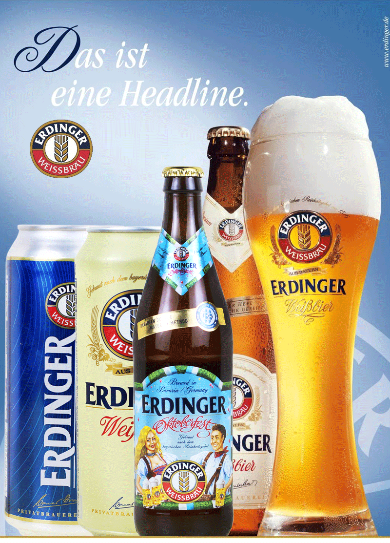 德国白啤酒爱尔丁格小麦白啤酒麦芽啤酒原装进口德国啤酒节啤酒无醇