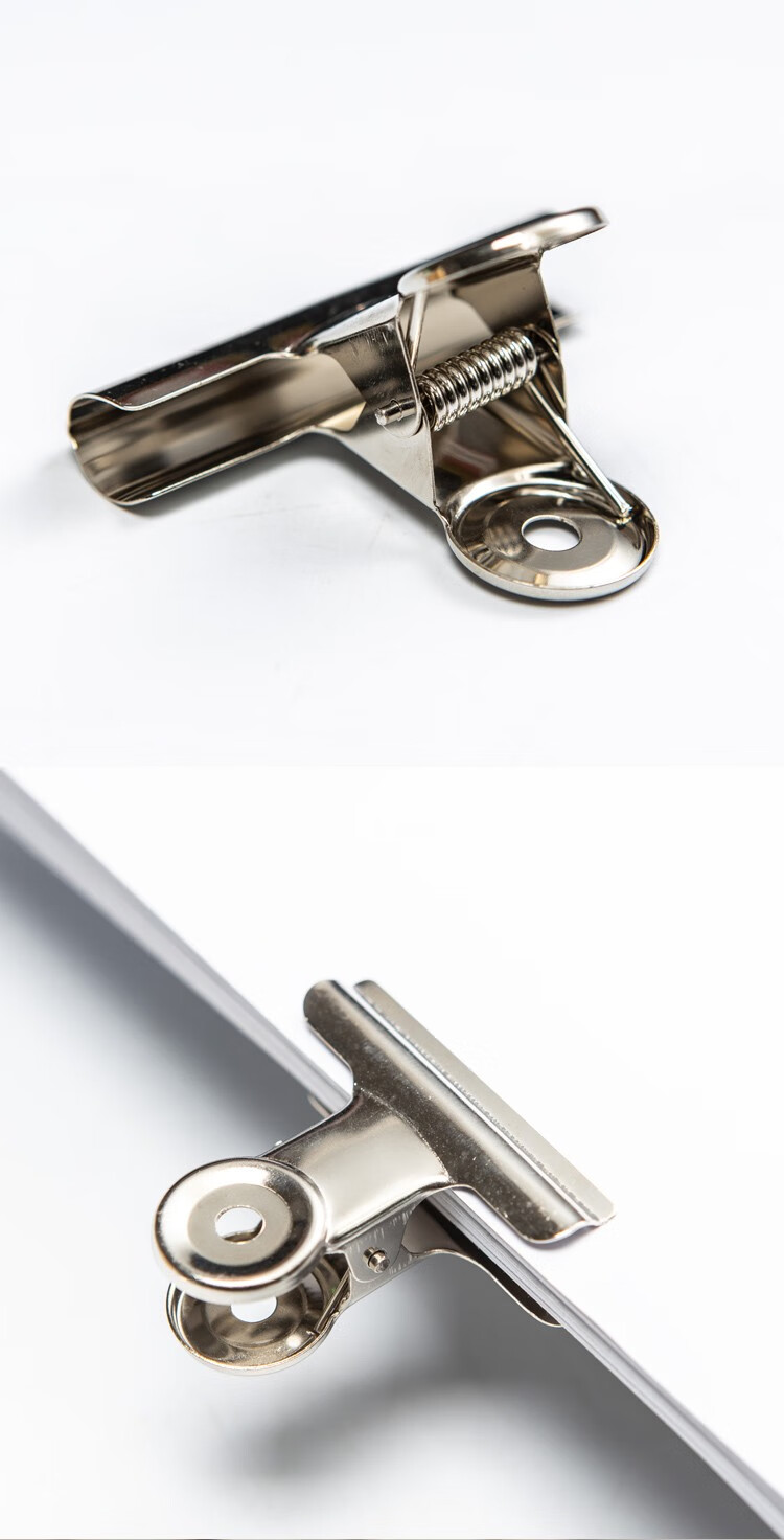 斐玉 不锈钢画夹文具大夹票据夹固定文件夹纸夹子绘画用夹夹纸夹白板