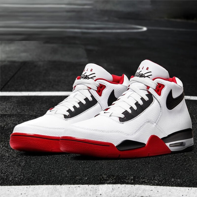 【潮】耐克男鞋2021秋冬新款flight简版aj4减震气垫篮球运动休闲鞋