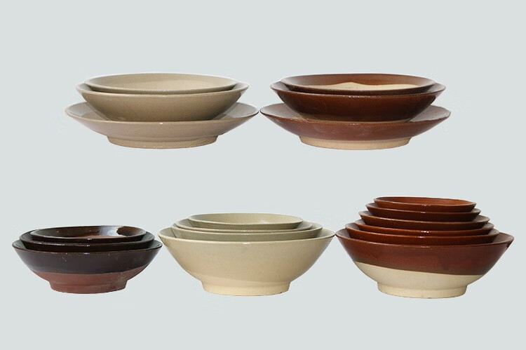 复古土碗陶粗碗土陶餐具扣肉蒸碗家用老碗火锅酒碗粗陶碗仿古怀旧