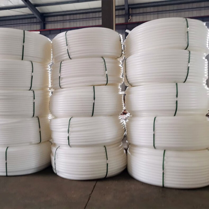 白色pe自来水管热熔塑料水管子水管子农村家用硬管盘管6分白管253毫米