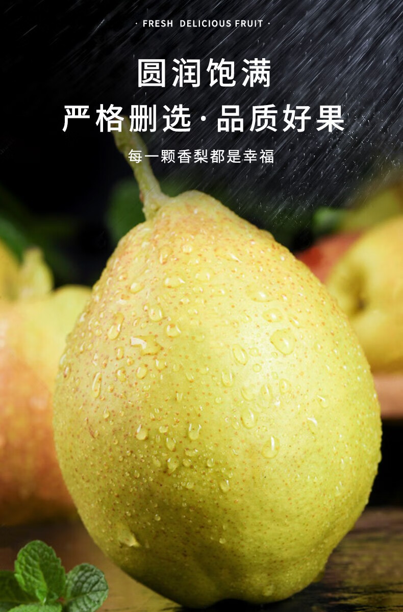 更多参数>>国产/进口:国产原产地:新疆包装形式:简装品种:香梨商品