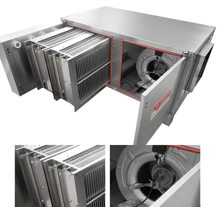 餐饮餐馆无烟低空排放油烟净化一体机 6000风量风机净化一体机【图片