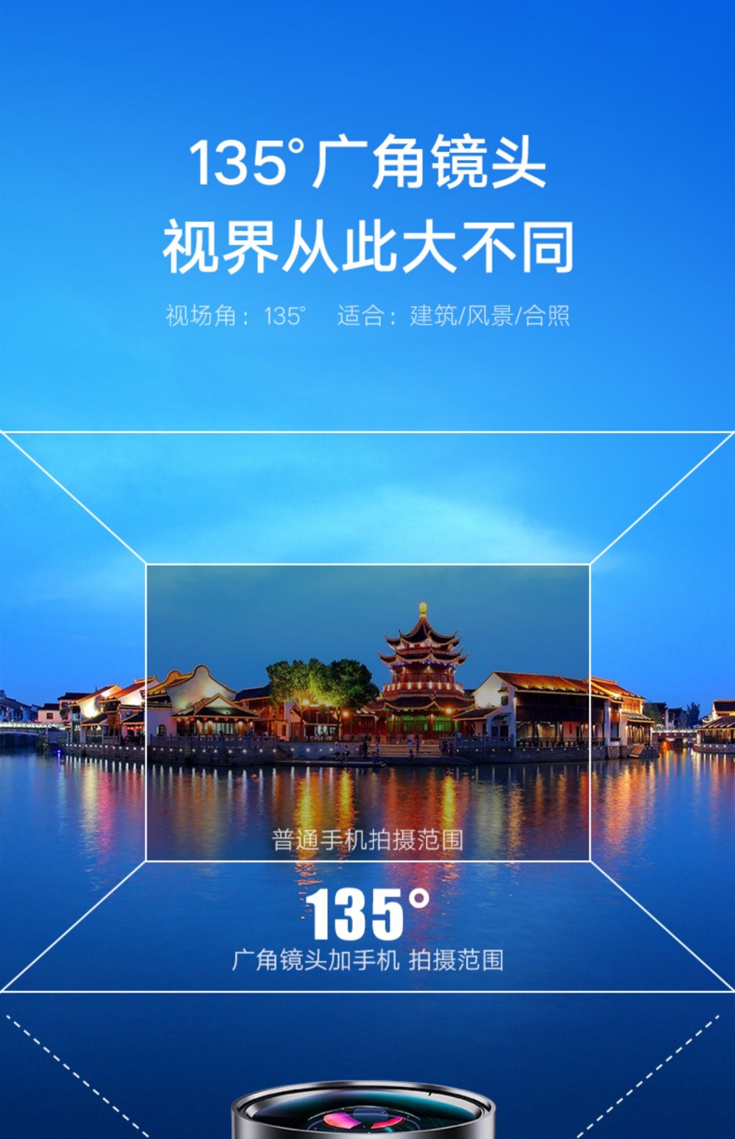 超广角手机微距镜头全景高清专业拍摄外接置摄影摄像丛米直播拍照神器