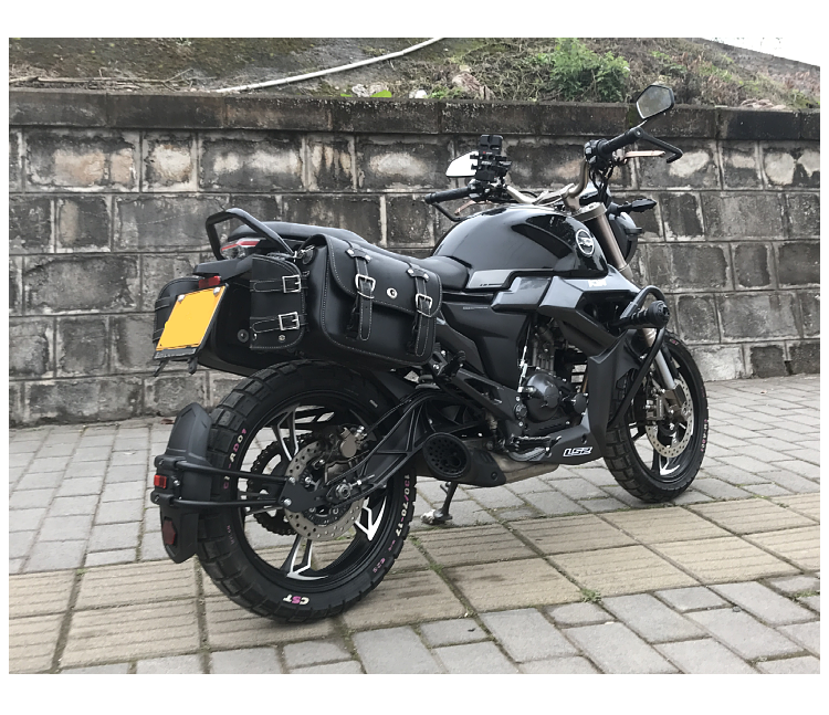 适用升仕启典150g1改装后扶手快拆边包支架挡泥瓦前后可踩排挡杆排挡