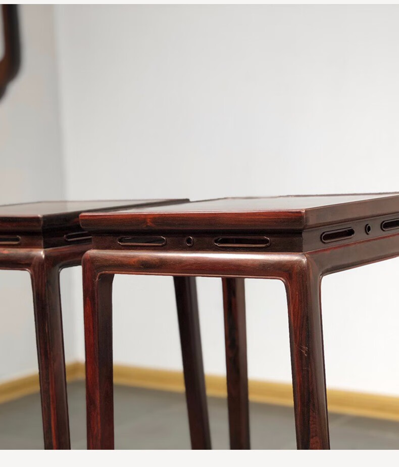 世书中式家具马蹄脚苏式花架室内落地实木花几新中式盆景架