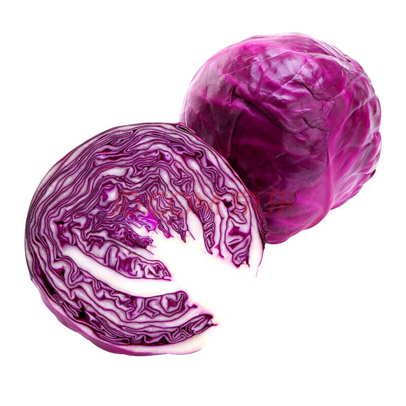 紫甘蓝新鲜蔬菜紫椰菜包菜球红椰菜生菜卷心菜紫西餐沙拉轻食6斤3000g