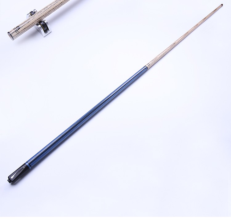 fury威利ax台球杆中头杆11mm中式黑八球杆美式九球桌球杆ax05蓝色配杆