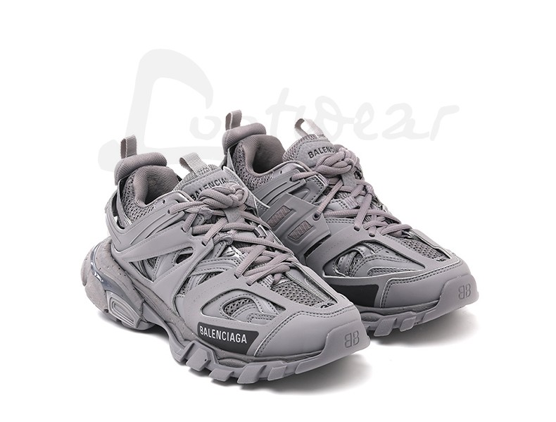 【22夏新品】balenciaga巴黎世家 track系列女士时尚老爹鞋 灰色 37