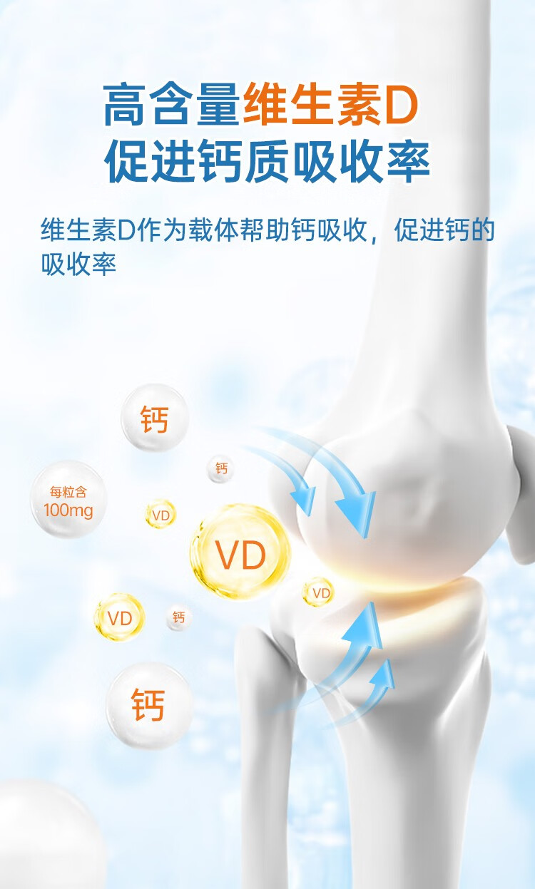 百适滴贝多铁贝多钙钙维乐增乐高增乐高凝胶糖果36粒盒