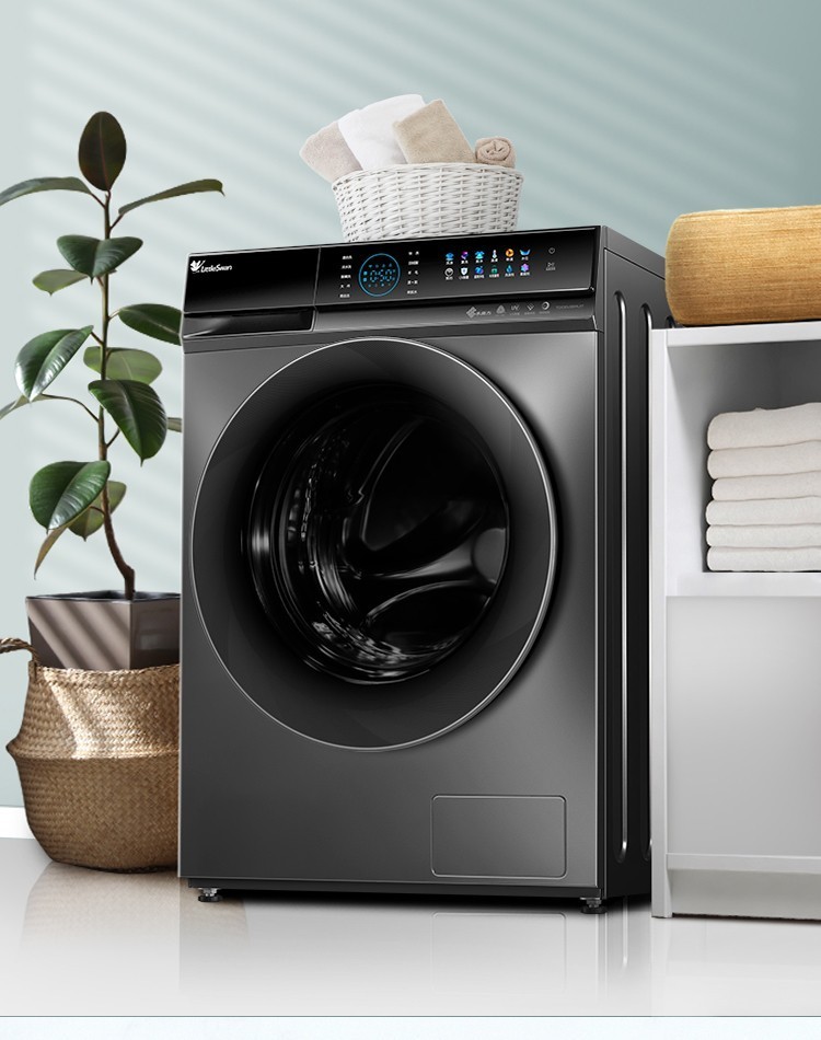 小天鹅littleswan洗烘套装洗衣机烘干机滚筒全自动洗烘一体组合th100