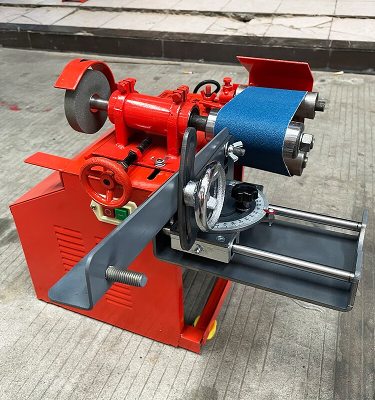 新款不锈钢坡口机便捷式楼梯扶手磨口机弧口升级多功能滑动工作台