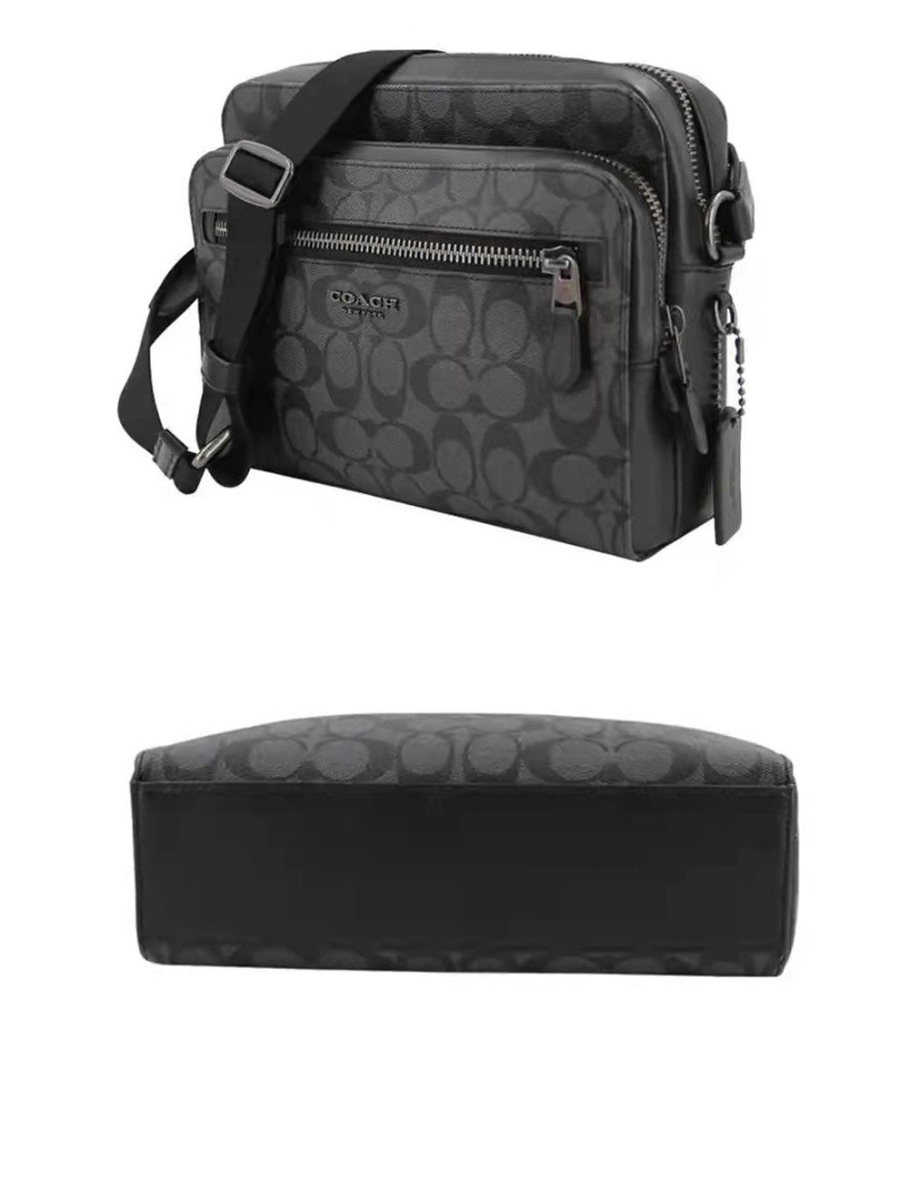 coach蔻驰男包奢侈品男士小号相机包单肩斜挎包生日礼物送男友老公