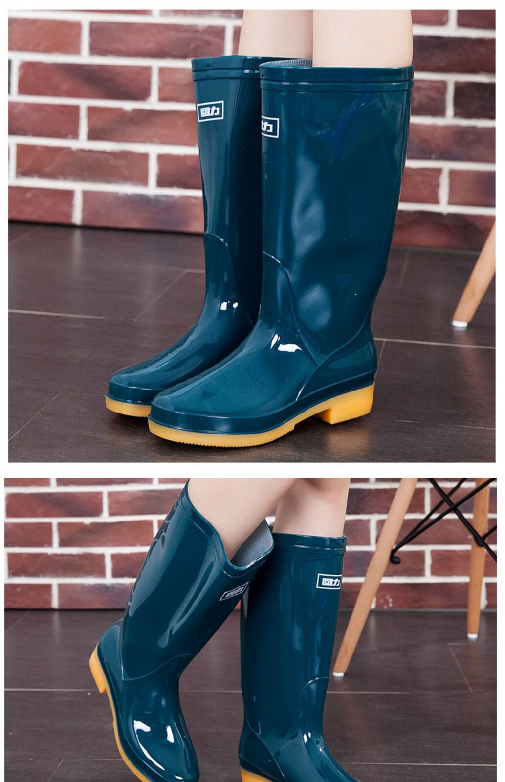 回力时尚雨鞋女式防水防滑胶鞋水靴秋季高筒雨靴水鞋夏季套鞋外穿