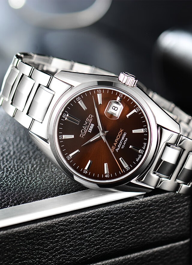 瑞士罗马表roamer海岩系列气质休闲商务男士表原装进口全自动机械罗马