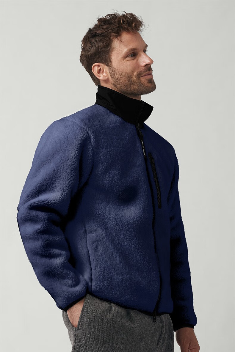 canada goose加拿大鹅 kelowna男士羊毛抓绒夹克抓绒外套 7017m 63 蔚