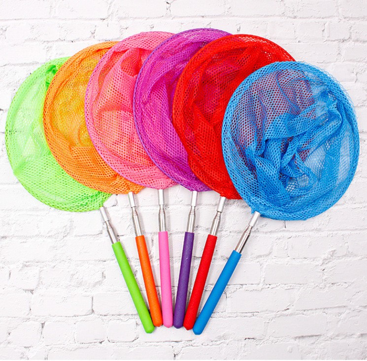 杰米仕jmisi儿童蝴蝶网竹制捕渔网捕虫网昆虫网竹抄网儿童鱼网蜻蜓网