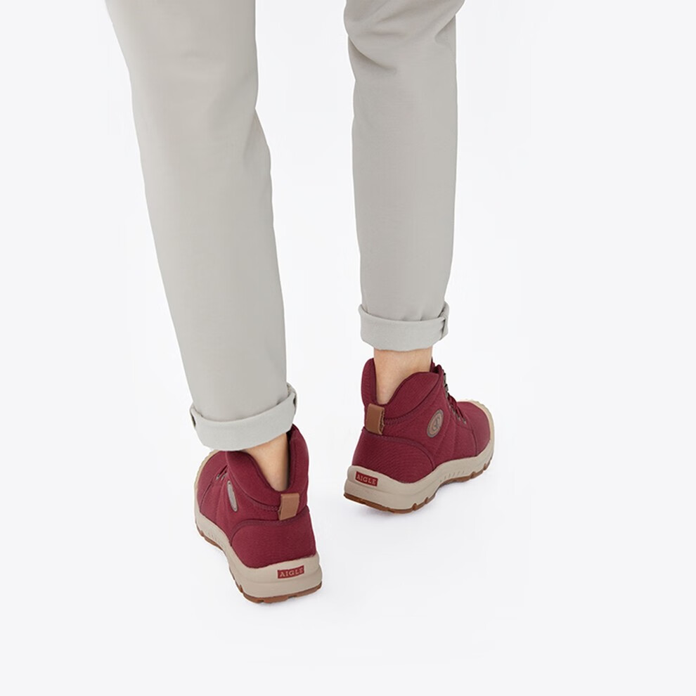 aigle艾高tenerelightw女士高帮橡鞋休闲鞋女鞋花蕊粉t025k35