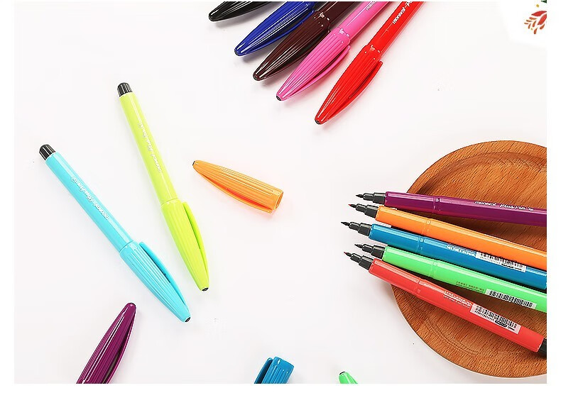 慕那美monami纤维笔水性笔慕娜美04031彩色中性笔水彩手账彩色勾线笔