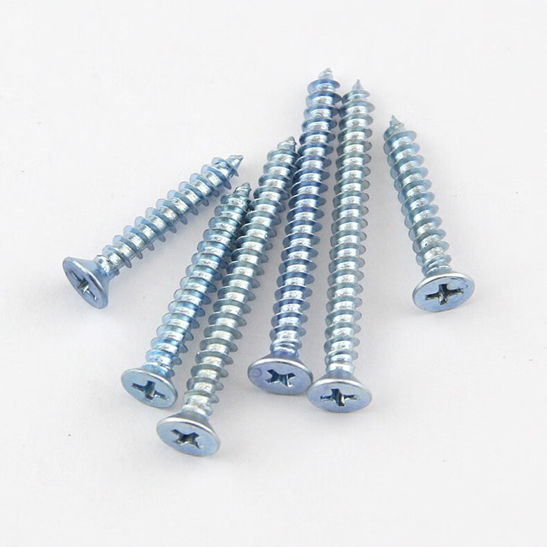 传测-高强沉头十字自攻钉加硬十字平头木螺丝自攻螺丝木牙螺丝【m3m4