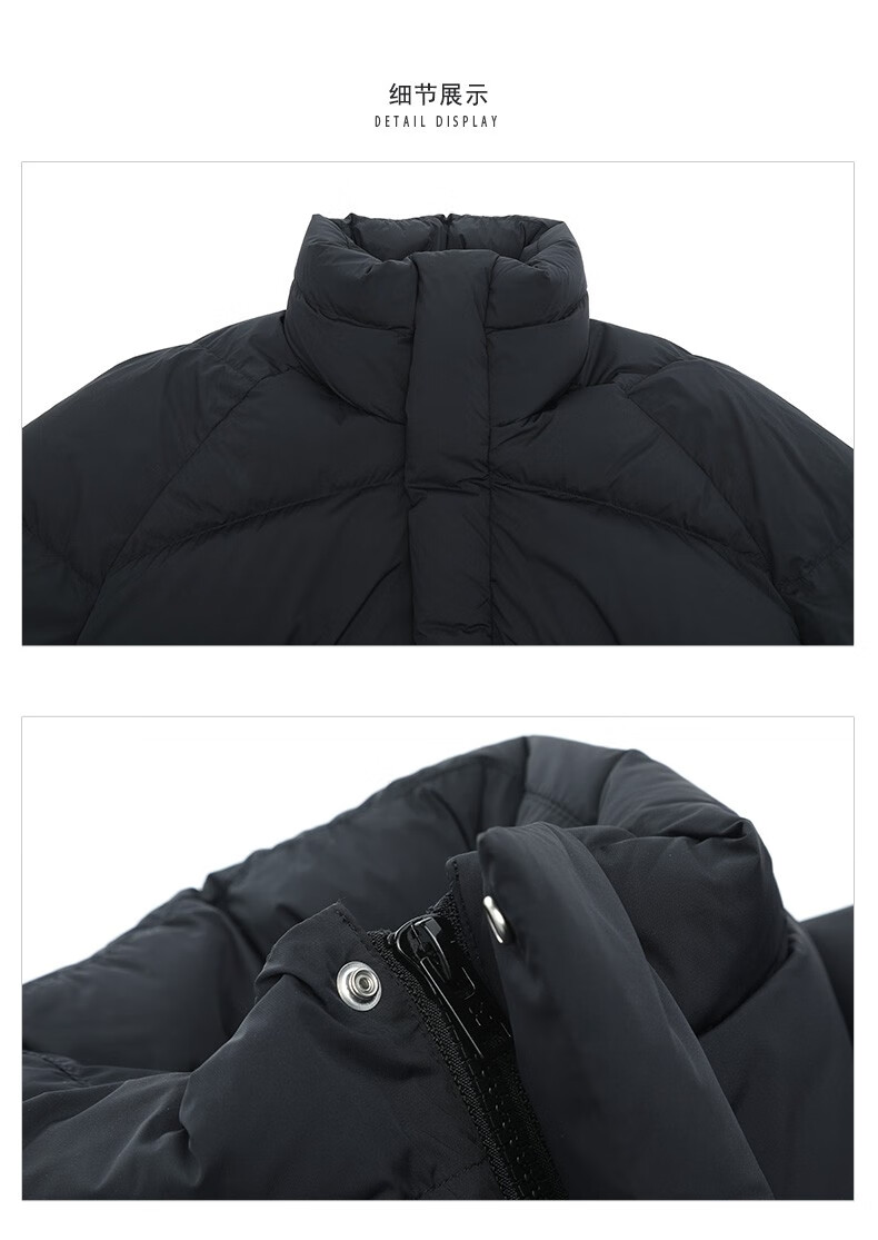 21秋冬新品kenzo高田贤三男士短款羽绒服面包服fb65ou1301n黑色l