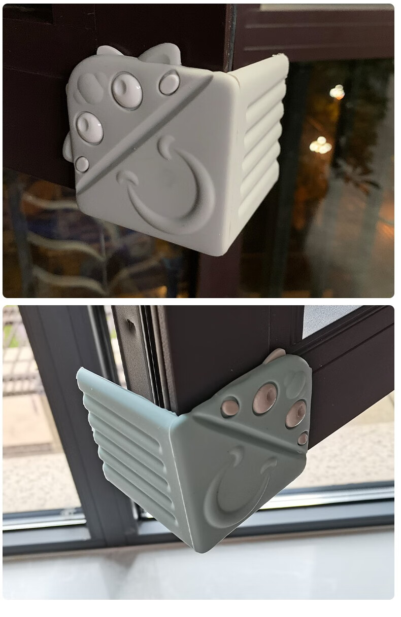 贝昔锻铝断桥铝防撞角窗户护角塑钢门窗内开窗直角铝合金窗角防撞护角