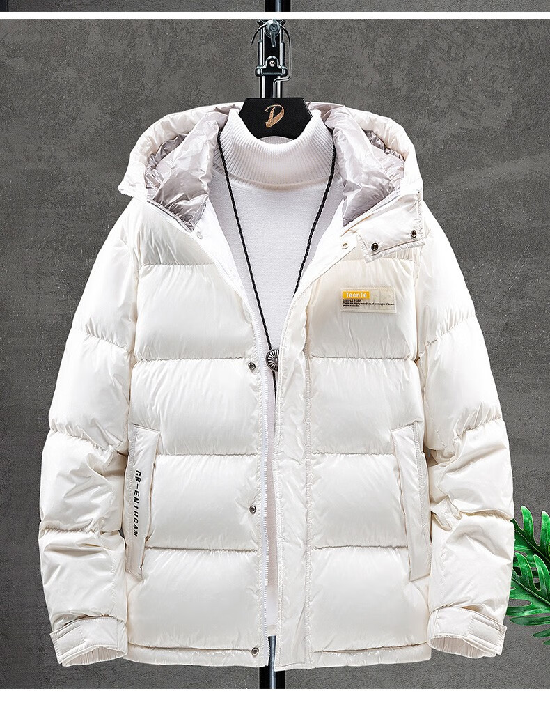 lee cooper羽绒服男2022冬季新款男士连帽上装衣服冬装厚款鸭羽绒保暖