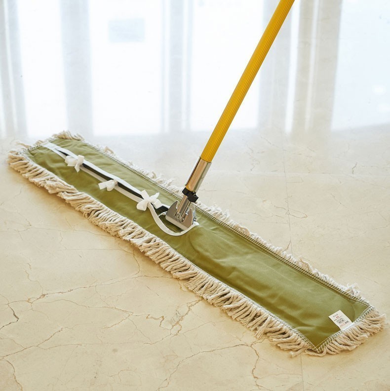 斯图sitoo酒店大尘推棉质大拖把合金手柄清洁平板大布拖把静电吸尘