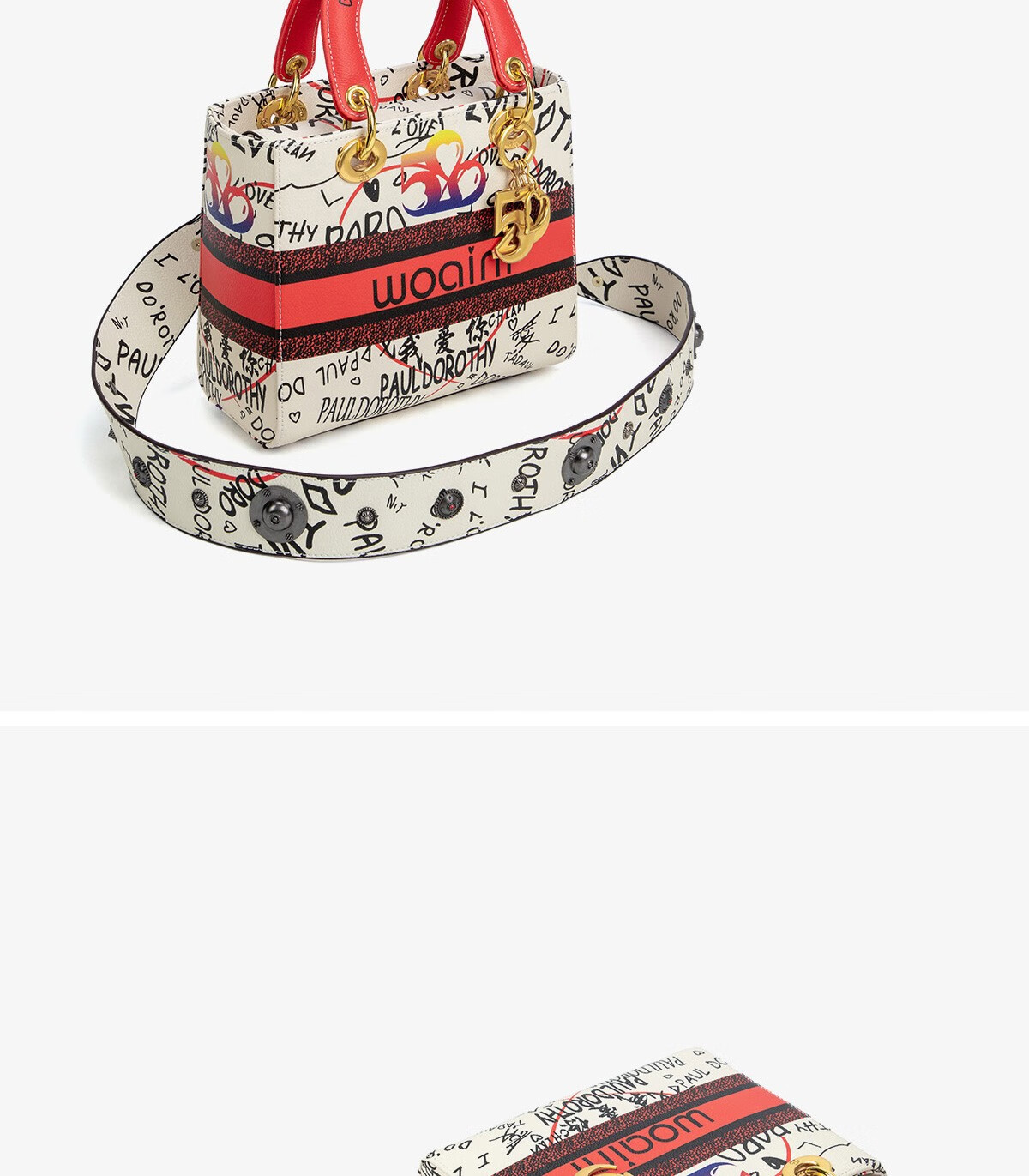 cleverketchck女包包2022春夏新款潮大容量高级感洋气戴妃包女网红斜