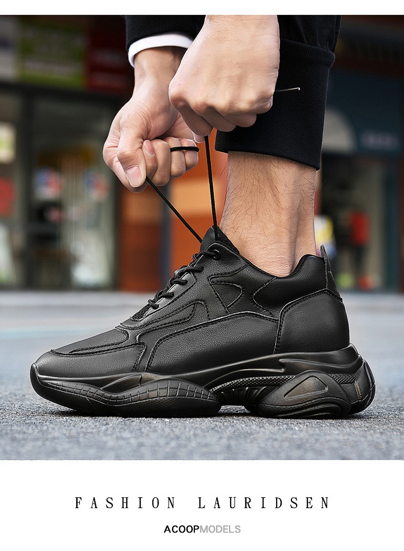 小个子增高男鞋6cm秋款鞋8厘米男生增高鞋厚底加高鞋青少年鞋波鞋10