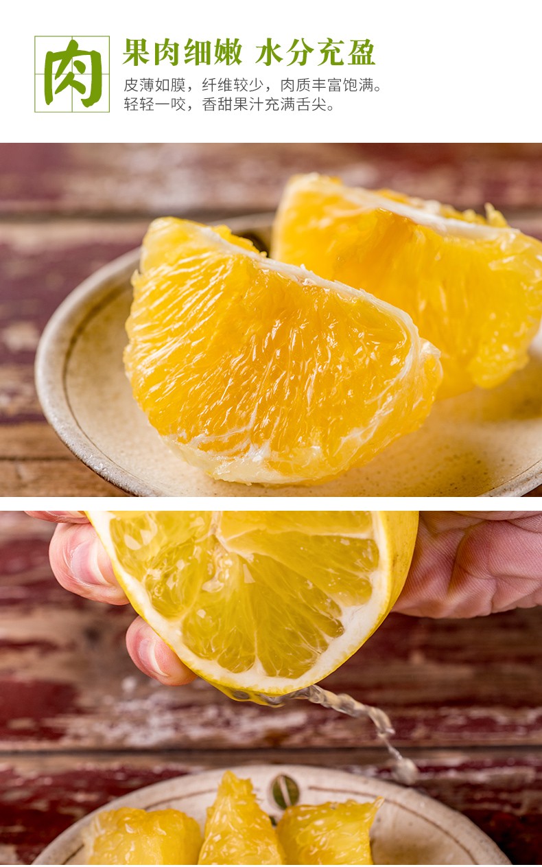 三世橙媛新鲜爆汁黄金葡萄柚现摘纯甜小柚子5斤小果
