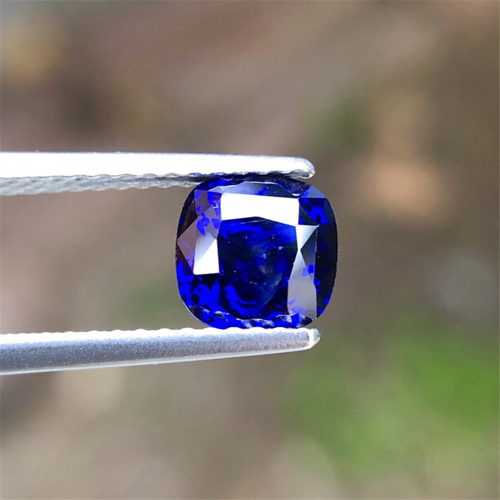 墨辰珠宝天然皇家蓝蓝宝石裸石彩色宝石18k金代镶嵌裸石17克拉晶体