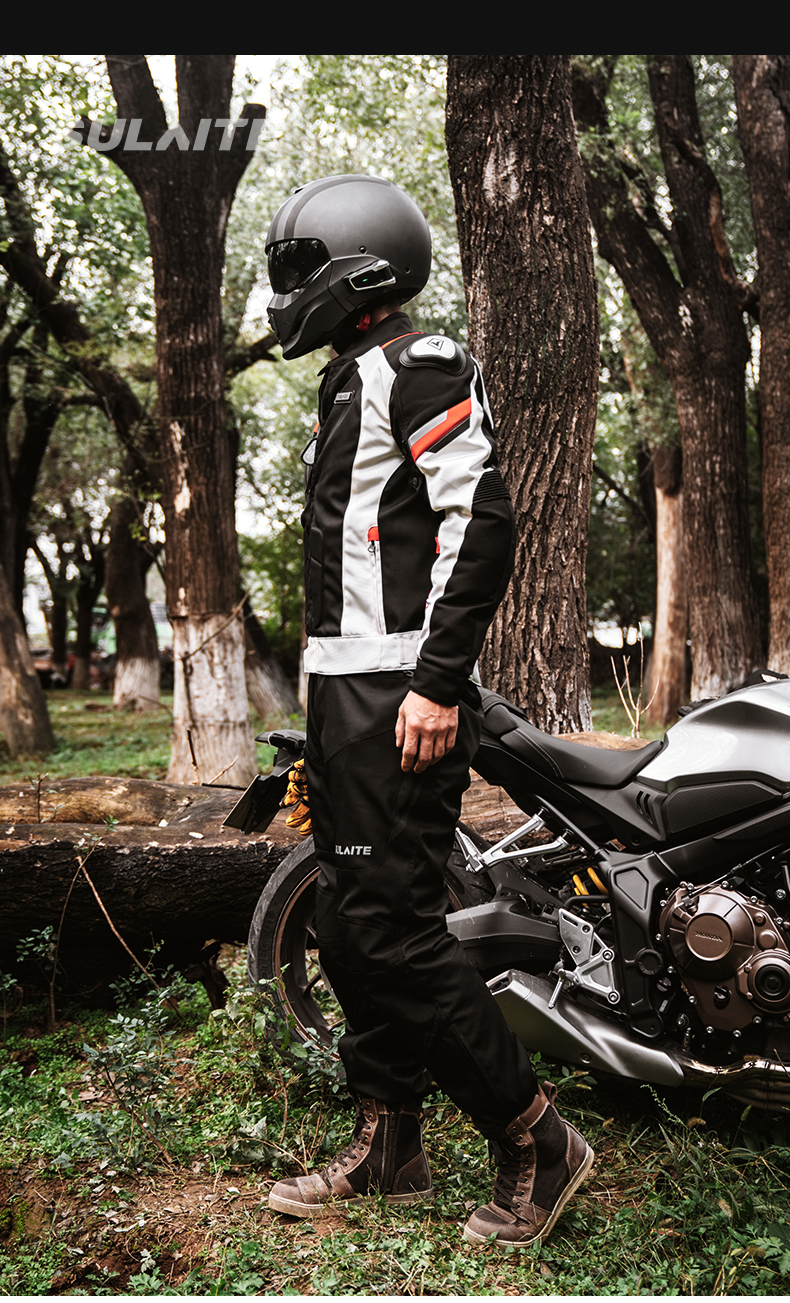 骑行服摩托车男 冬季防风保暖 防水四季拉力服女机车装备骑士赛车服