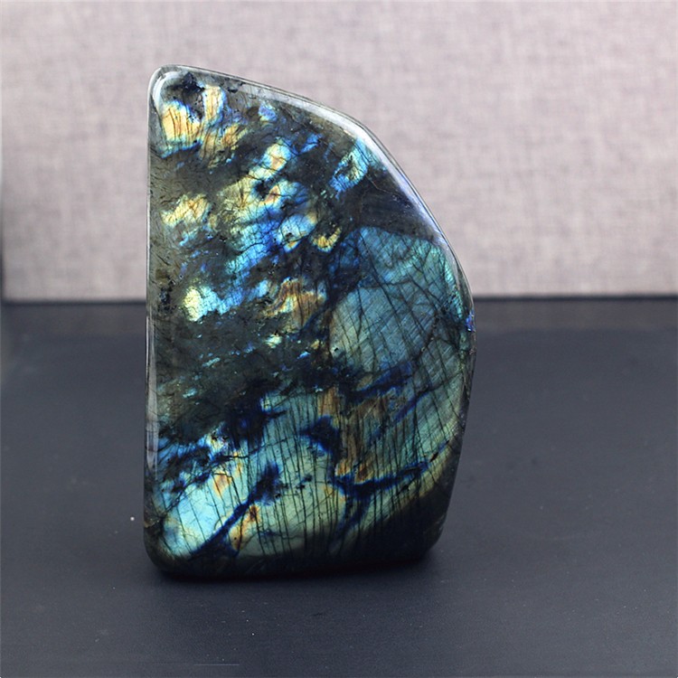 唯诚天然月光石拉长石原石摆件原矿石标本奇石摆件收藏送礼一物一图