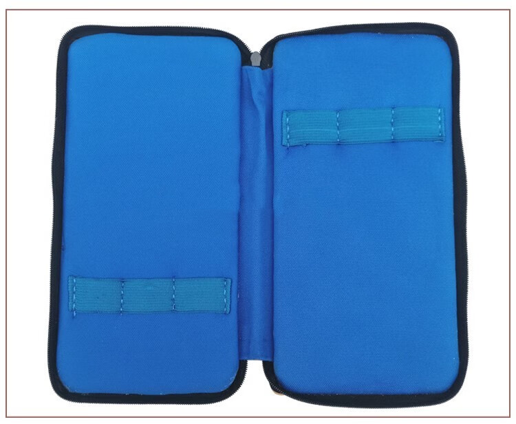 zotoyl针灸包便携式收纳银针器械包练习中医练手用针包藏针夹皮革古风