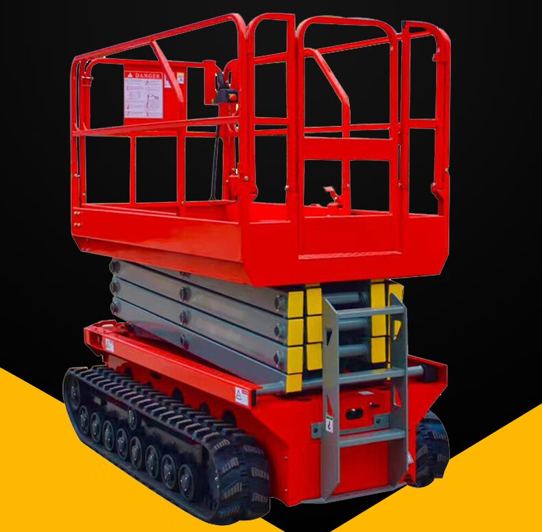 鑫闻韶 自行走履带式升降机 履带剪叉式高空作业平台越野式履带高空