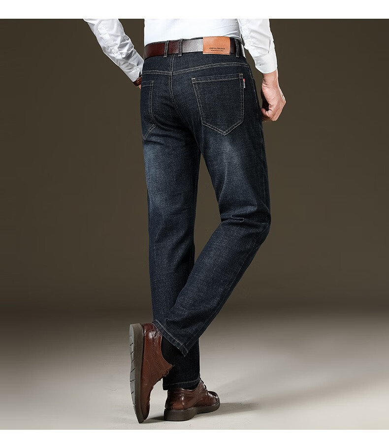 太子龙tedelon牛仔裤男士直筒裤子男年春季中青年百搭商务休闲长裤子