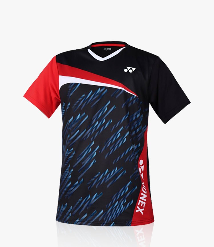 尤尼克斯yonex羽毛球服 男款短袖上衣 比赛队服 团队服 透气运动服