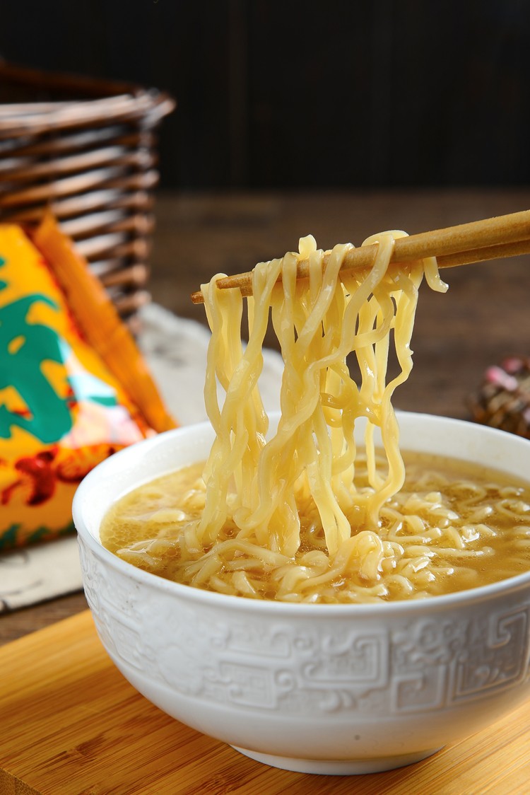 幸运素食方便面长寿素食佛家福寿健康植物油炸冲泡拌即食面整箱干脆面