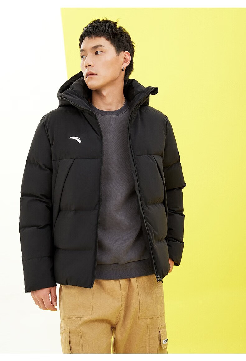 安踏(anta) 安踏男子羽绒服秋冬季新款保暖防寒上衣旗舰户外休闲旅游