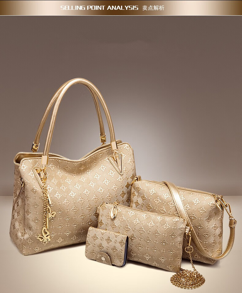 杜莎菲尼(dosrfini)手提包女新款时尚欧美单肩斜跨手提包大包子母包