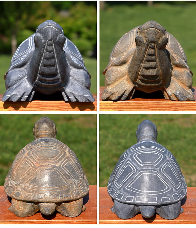 创古琪通石雕乌龟青石乌龟天然石头雕刻乌龟仿古景观庭院鱼缸乌龟摆件