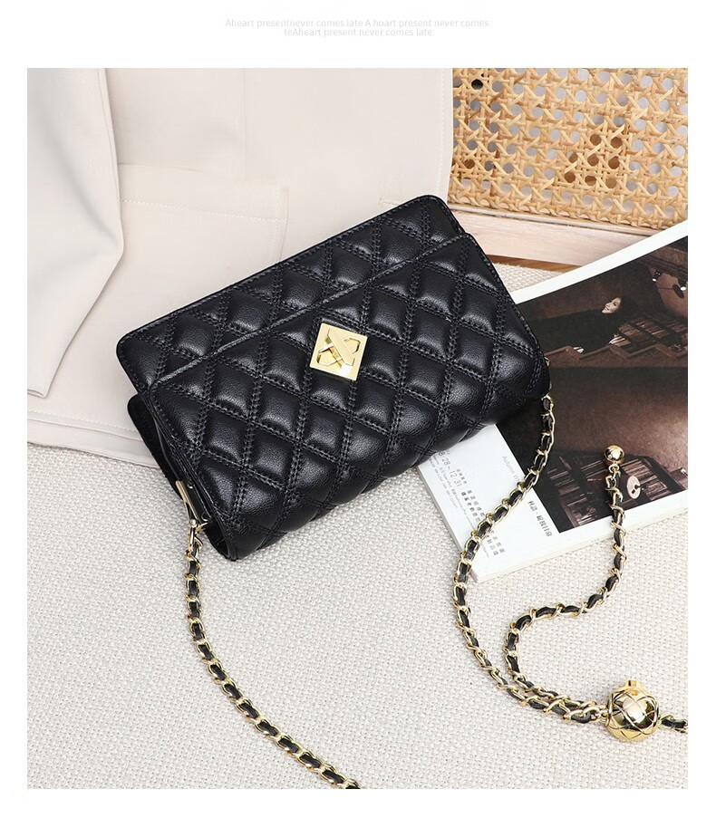 拉蒂奢品ratilux品牌包包女包2021新品斜挎包女真皮时尚百搭链条潮小